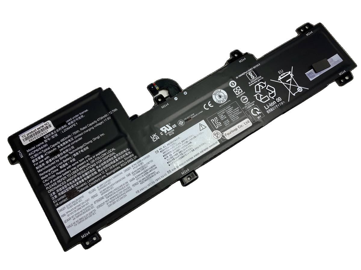 【純正】Ideapad 5 pro 16ach6 82l500xgrk 15.36V 75Wh lenovo ノート PC ノートパソコン 純正 交換バッテリー