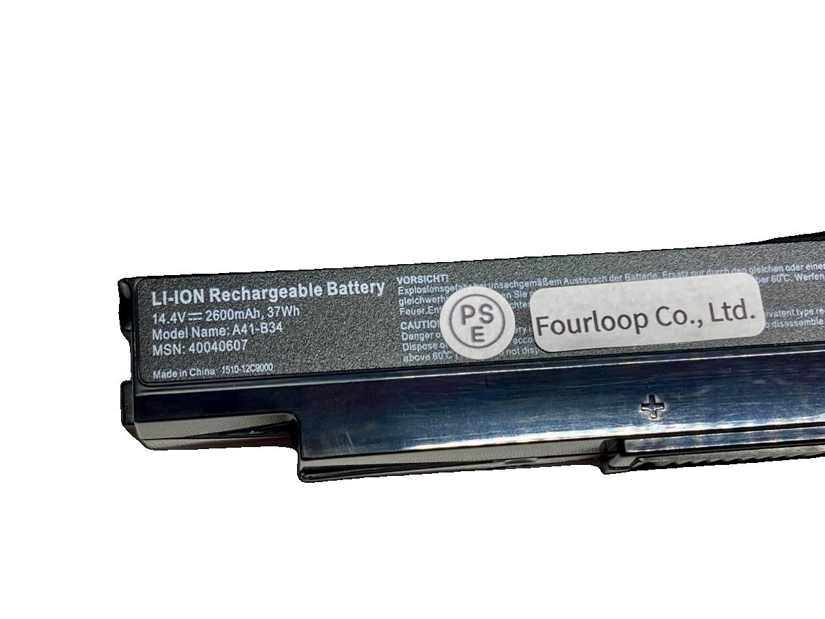 A41-b34 14.4V 37Wh medion �Ρ��� PC �Ρ��ȥѥ����� �ߴ� �Хåƥ꡼ ����