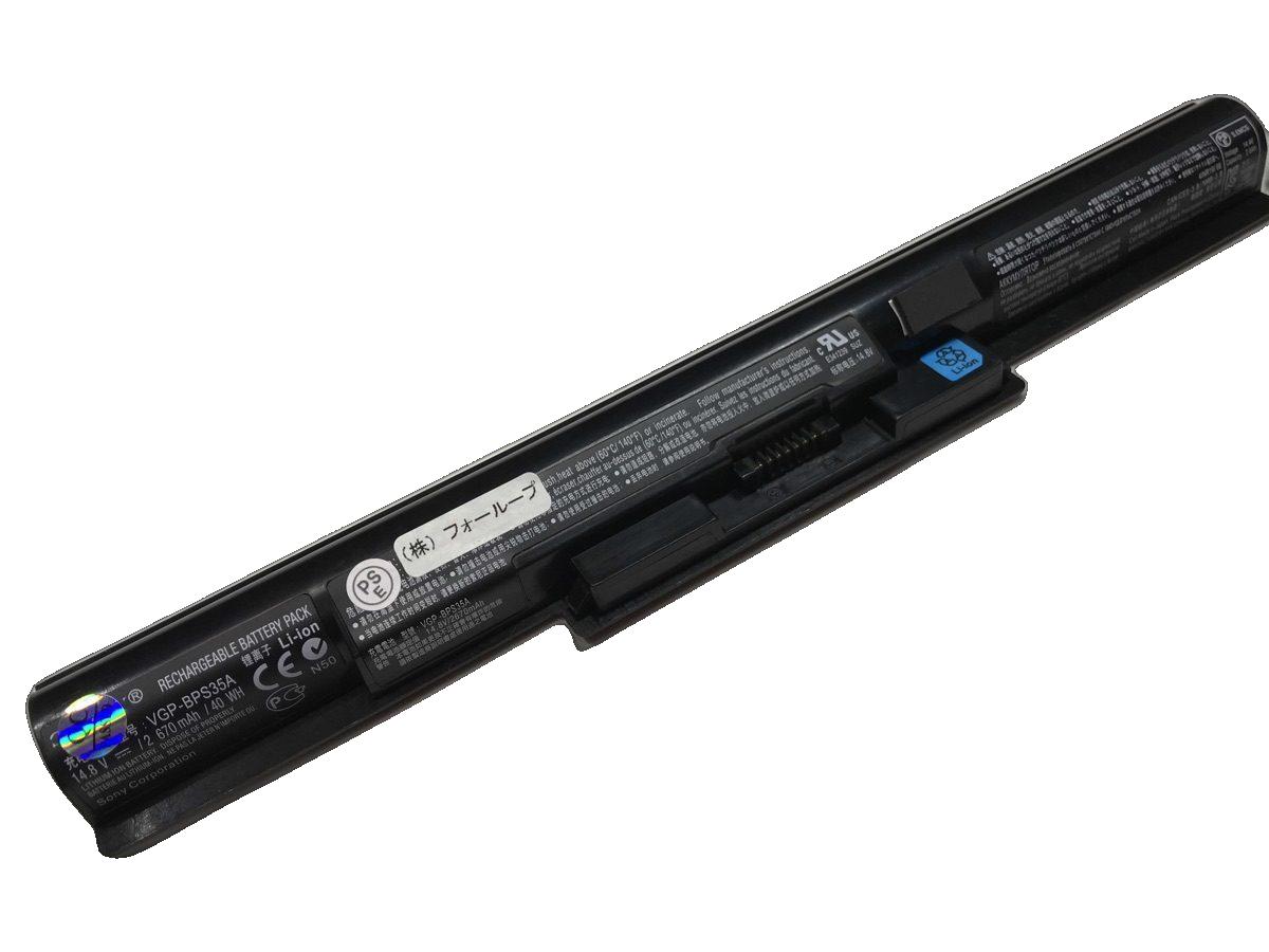 【純正】Svf1521f2ew 14.8V 40Wh sony ノート PC ノートパソコン 純正 バッテリー 電池