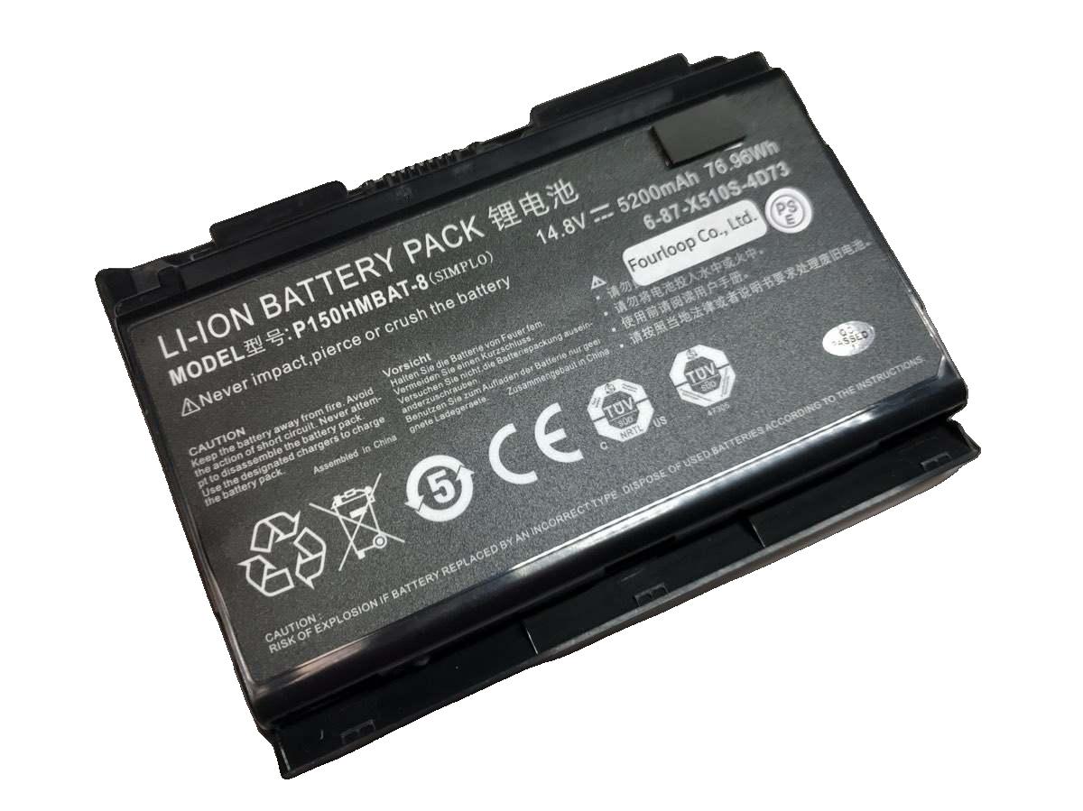 【互換】Np9150 14.8V 76.96Wh sager ノートパソコン 交換バッテリー リチウムイオン 充電池
