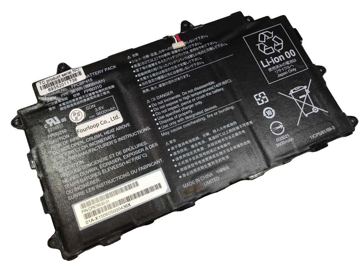 【純正】Cp678530-01 3.9V 38Wh fujitsu ノート PC ノートパソコン 純正 バッテリー 電池
