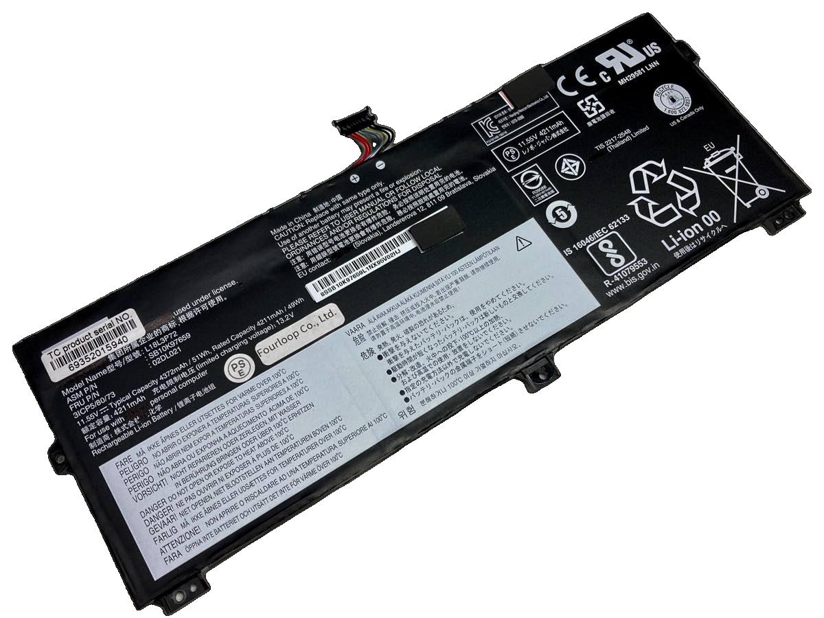 【純正】Sb10k97660 11.55V 49Wh lenovo ノート PC ノートパソコン 純正 バッテリー 電池