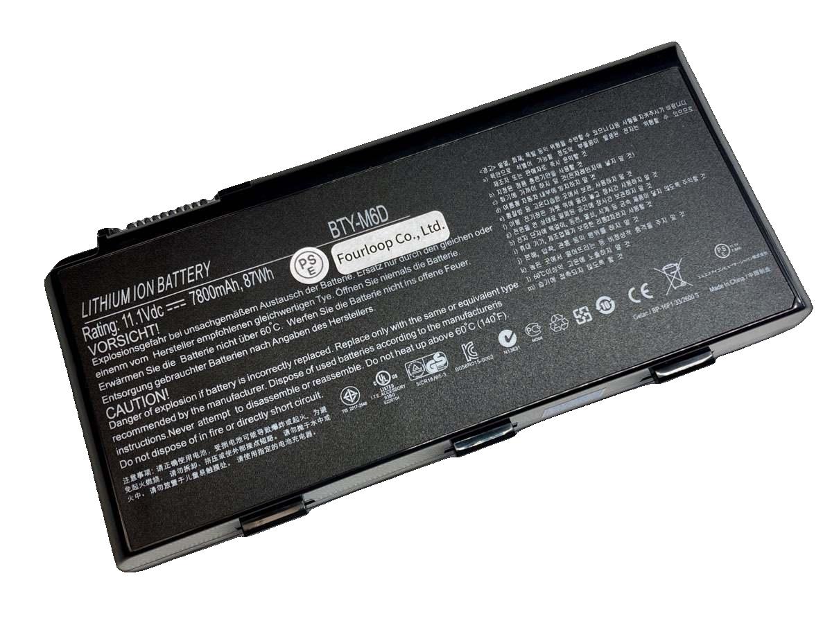 【純正】Bty-gs70 11.1V 87Wh msi ノート PC ノートパソコン 純正 バッテリー 電池
