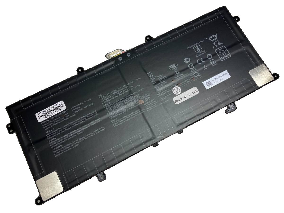 純正品｜安全・安心のノートPC用バッテリー ■ 商品仕様 商品名Zenbook 13 ux325ea-eg079t 15.48V 67Wh asus ノート PC パソコン 純正 バッテリー 電池 電圧15.48V 容量4347mAh (67Wh) タイプリチウムイオン 対応機種Asus zenbook 13 ux325ea-eg079t 色黒 種別純正品 保証期間3ヶ月保証 届出事業者名株式会社フォーループ PSマークの種類丸型PSE ■ 純正バッテリーを選ぶ理由 長寿命 — 高品質セルを使用しているため、サイクル寿命が長く、長期安定使用が可能 高い適合性 — 互換性トラブルがほとんどなく、安心して使用できる 優れた安全性 — 発火・膨張などのリスクが低く、安全に使い続けられる ■ 配送について 配送：佐川急便（全品送料無料） 発送：1〜2営業日で発送いたします。 在庫：残りわずか（ご注文のタイミングにより在庫切れとなる場合がございます。欠品時は2〜3週間程度でのお取り寄せとなります） ■ ご注文前にご確認ください 会社概要、お買い物ガイドは事前了解事項となりますので、ご注文前に必ずお読みください。 適合にご不安がある場合は、当店にてお調べいたしますので、ぜひお気軽にお問い合わせください。 お使いのバッテリーの型番が確認できる画像を添付いただけますと、確実なご案内が可能です。 お問い合わせはこちら
