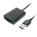 MCO SD microSDカードリーダ USB-A 70cm USR-ASD2/BK(2)