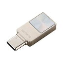 エレコム スマホ向け USB 5Gbps Type-Cメモリ 64GB MF-SPU3064GSV(2)