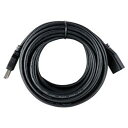 【3セット】 カモン 延長用USBケーブル A-A 5m ブラック ATC95126X3(2)