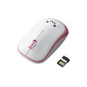 エレコム ワイヤレスマウス USB 3ボタン IR LED 静音 省電力 ピンク M-IR07DRSPN(2)