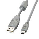 【5個セット】 サンワサプライ ミニUSBケーブル 0.1m KU-AMB501KX5(2)