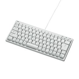 サンワサプライ コンパクトキーボード テンキーなし ホワイト SKB-KG3WN2