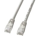 サンワサプライ エンハンスドカテゴリ5より線クロスケーブル 3m ライトグレー KB-T5Y-03CN(2)