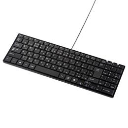 サンワサプライ USBスリムキーボード ブラック SKB-SL17BKN