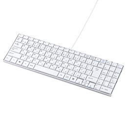 サンワサプライ USBスリムキーボード ホワイト SKB-SL17WN