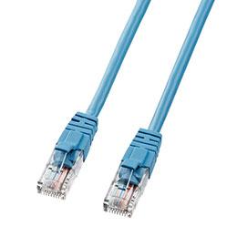 サンワサプライ エンハンスドカテゴリ5LANケーブル 3m ブルー LKB5Y-03BLN