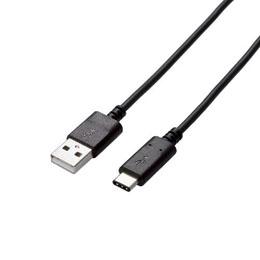 エレコム USB2.0ケーブル(認証品、A-C) 1m ブラック MPA-AC10NBK