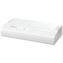 IOデータ 100BASE-TX/10BASE-Te対応 8ポート レイヤー2スイッチングハブ ホワイト ETX-ESH08WC