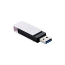 エレコム キャップ回転式USBメモリ(ホワイト) 128GB ホワイト MF-RMU3B128GWH