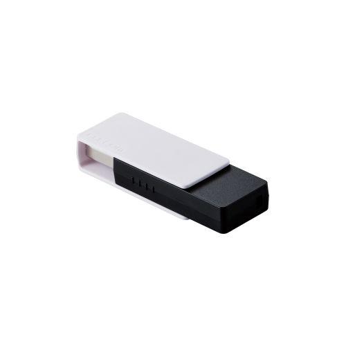 エレコム USBメモリー/USB3.1(Gen1)対応/ノック式/オートリターン機能付/32GB/ホワイト MF-PKU3032GWH | PC スマホ 機器 関連：アダプタ 延長 ケーブル タイプ 充電 メモリー usbメモリ ハブ コンセント 変換 充電器 容量 type