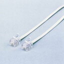 エレコム スリムモジュラケーブル(白) 3m MJ-3WH(2)