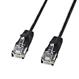 サンワサプライ カテゴリ6準拠極細LANケーブル (ブラック、15m) KB-SL6-15BK サンワサプライ カテゴリ6準拠極細LANケーブル (ブラック、15m) KB-SL6-15BK