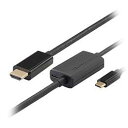 ラトックシステム USB Type-C to HDMI 変換ケーブル(PD対応・1m) RS-UCHD4K60-1M(2)