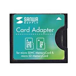 サンワサプライ microSD用CF変換アダプタ ADR-MCCF サンワサプライ microSD用CF変換アダプタ ADR-MCCF