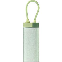 ビジネスハーモニー EGRET 1to5 ケーブル収納可能USB-C接続ドッキングステーション メタリックグリーン EH23-5C-G