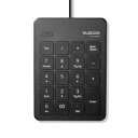 エレコム 有線テンキーパッド パンタグラフ 薄型 ブラック TK-TCP018BK(2)