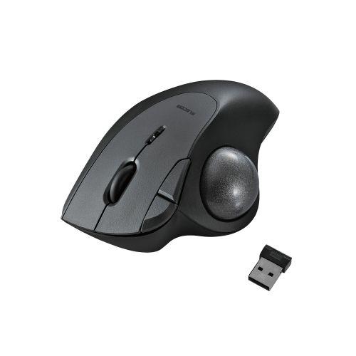エレコム トラックボール マウス 無線 5ボタン 人工ルビーユニット IST ブラック M-IT10DRBK