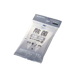 【5個セット】エレコム ウェットティッシュ/除菌/ハンディ/15枚 WC-AG15PNX5