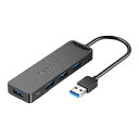 VENTION 4-Port USB 3.0 ハブ セルフパワー / バスパワー対応 1m ブラック CH-8306