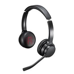 サンワサプライ Bluetoothヘッドセット(両耳タイプ・単一指向性) MM-BTSH62BK サンワサプライ Bluetoothヘッドセット(両耳タイプ・単一指向性) MM-BTSH62BK