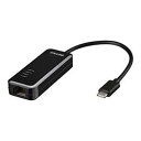 BUFFALO LANアダプター(USB Type-C) Giga & USB 3.2(Gen1)対応 ブラック LUA5-U3-CGTE-BK(2)