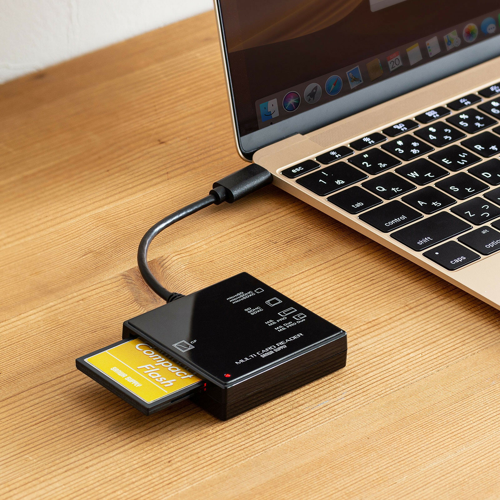 サンワサプライ USB3.1 Type-C マルチカードリーダー ADR-3TCML40BKN