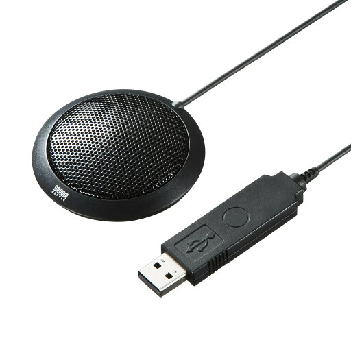 サンワサプライ フラット型USBマイク MM-MCU06BKN サンワサプライ フラット型USBマイク MM-MCU06BKN