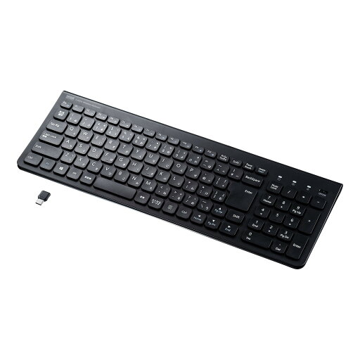 サンワサプライ ワイヤレススリムキーボード ブラック SKB-WL31CBK サンワサプライ ワイヤレススリムキーボード ブラック SKB-WL31CBK
