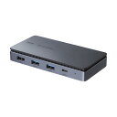 サンワサプライ USB Type-Cドッキングステーション HDMI×2画面出力対応 USB-CVDK15(2)