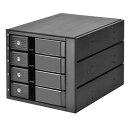 SILVERSTONE 三つ 5.25インチハードディスク溝から、四つ3.5インチ SAS-12G / SATA 6 Gbit/s スロットレスタイプホットスワップ HDD/SSD 機械ケースまで SST-FS304-12G