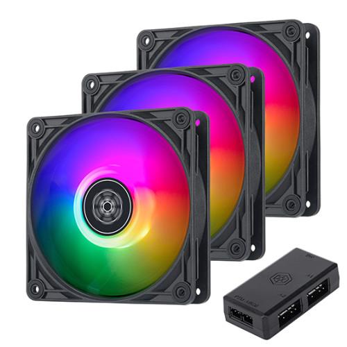 ѥեޥ󥹶120mm PWM ARGBե ʥեŰ PWMͳǤΥ磻ɤ0 ~ 2,000 RPMž ...