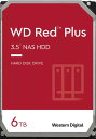 Western Digital WD Red Plus NAS 3.5inch HDD 6TB WD60EFPX-68C5ZN0(2)