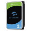 Seagate SkyHawk ¢HDD 2TB 3.5inch SATA 6Gb/s ƻ륫 5400RPM 256MB 512E ST2000VX017