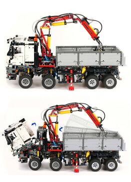 トラック クレーン モーター付き Block オモチャ コレクション ブロック DIY 2793ピース※LEGO社の製品ではございません。【送料無料】