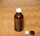 遮光瓶 B3アンバー200ml キャップ付