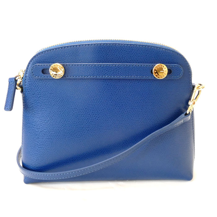 Furla フルラ パイパーミニ ショルダーバッグ ブルー 943658【中古】【美品】【あす楽】