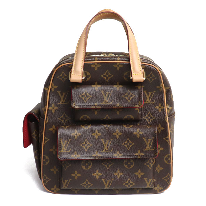 LOUIS VUITTON ルイ・ヴィトン エクサントリ シテ ハンドバッグ モノグラム ブラウン M51161 VI0093 レディース【中古】【あす楽】