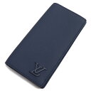 LOUIS VUITTON ルイ・ヴィトン ポルトフォイユブラザ NM 長財布 アエログラム ネイビー M81810 ICタグ メンズ【未使用】【買取品】【あす楽】