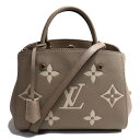 LOUIS VUITTON ルイ・ヴィトン モンテーニュBB 2Wayショルダーバッグ モノグラムアンプラント ベージュ M45489 IC レディース