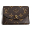 LOUIS VUITTON ルイ・ヴィトン ポルトモネ・ロザリ コインケース モノグラム ブラウン フューシャ M41939 IC レディース【中古】【あす楽】