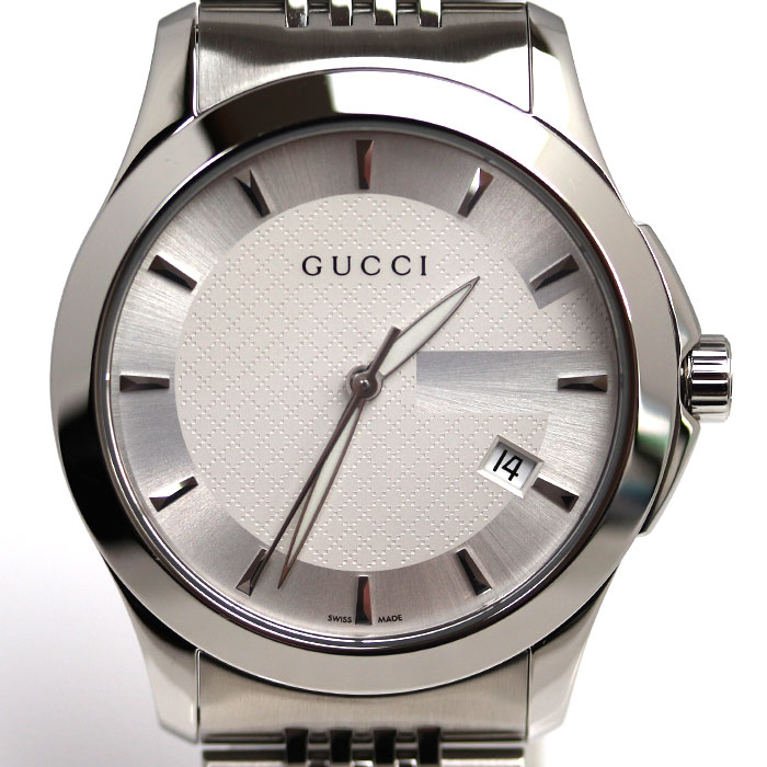 GUCCI グッチ Gタイムレス 腕時計 電池式 YA126401/126.4 メンズ【中古】【あす楽】