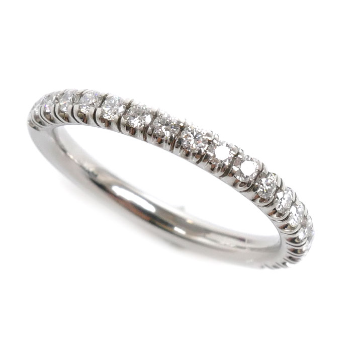 CARTIER カルティエ Pt950プラチナ エタンセル ハーフエタニティ リング・指輪 B4221947 ダイヤモンド 7号 47 3.0g レディース【中古】【美品】【あす楽】のサムネイル